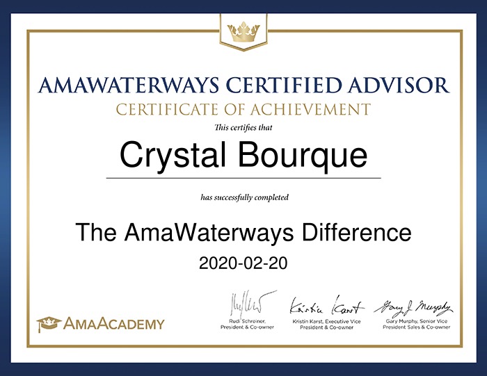 AMA Waterways Certification