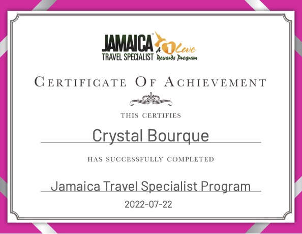 Jamaica Travel Specialist Program