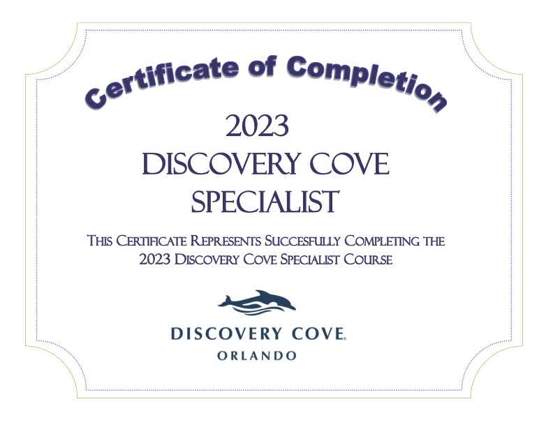 Discovery Cove Specialist